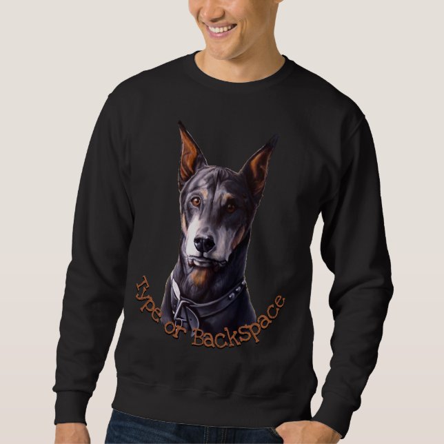 Camisas De Arte Personalizadas De Cão Doberman (Frente)