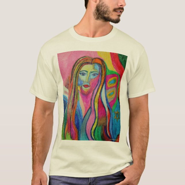 CAMISAS DE ARTE - PINTURA POR DEBBIE DAVIDSOH - PR (Frente)