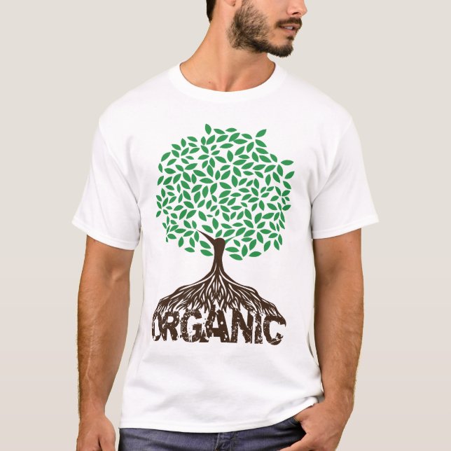 Camisas de Árvore Orgânicas Cultivadas (Frente)