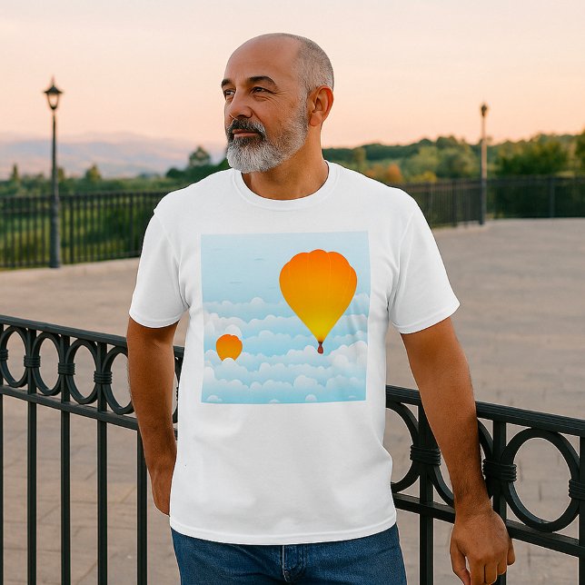 Camisas De Balões De Ar Quente Em Nuvens (Criador carregado)