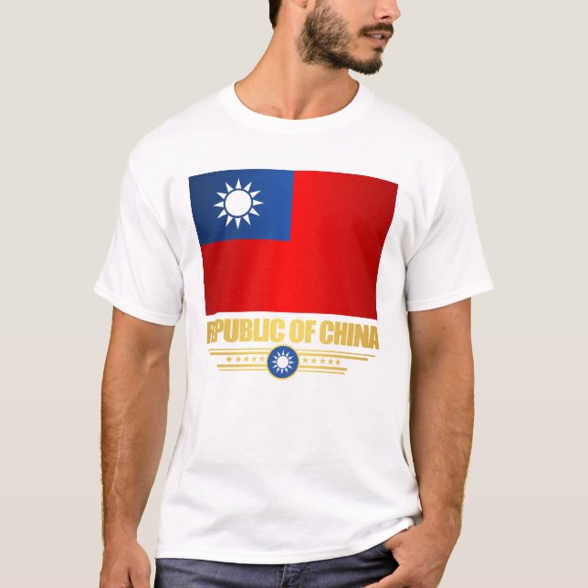 Camisas de Bandeira de Taiwan (República da China) (Frente)