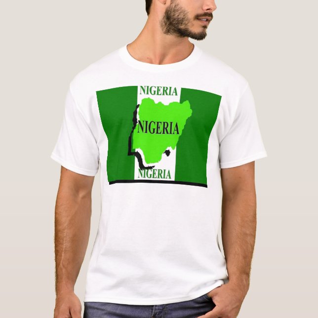 Camisas de bandeiras nigerianas (Frente)