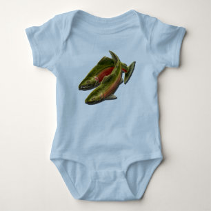 Camisas De Bebê De Pesca De Salmão De Peixe