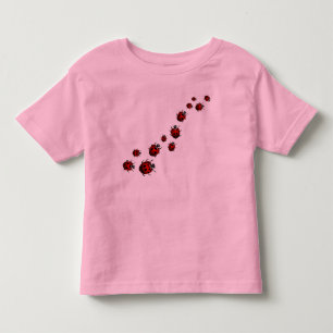 Camisas de Bebê Joaninha Vestido de Bebê Joaninha