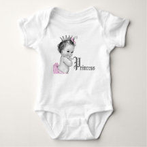 Camisas de Bebê Menina Princesa Rosa Adorável