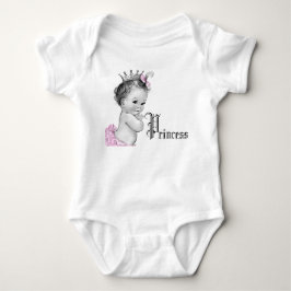 Camisas de Bebê Menina Princesa Rosa Adorável