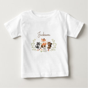 Camisas De Bebê Personalizadas Para Animais Da Flo