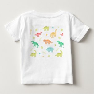 Camisas de bebês com temas de dinossauro
