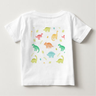 Camisas de bebês com temas de dinossauro