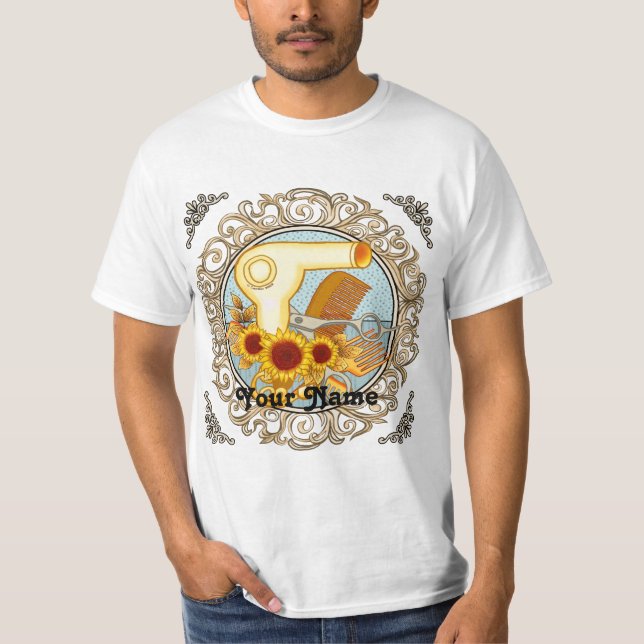 Camisas de Beleza com Girassóis Elegantes (Frente)