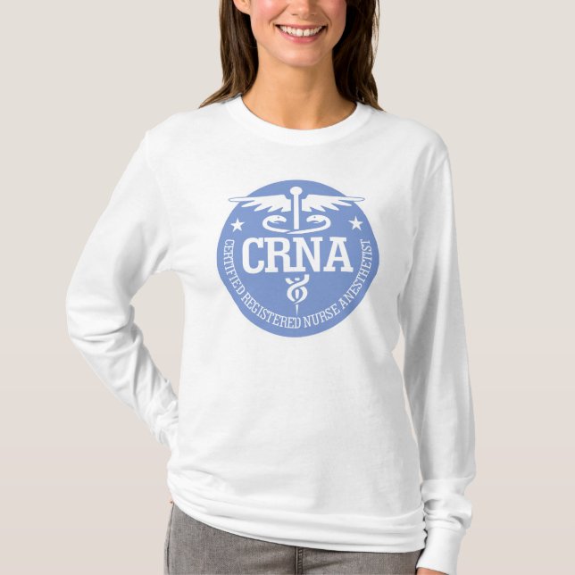 Camisas de Caduceus CRNA (Frente)