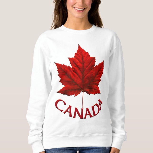 Camisas de camisola do Canadá no Canadá Personaliz (Frente)