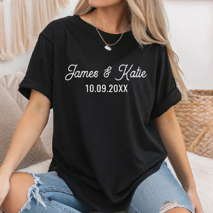 Camisas de Casamento Personalizadas para Casais
