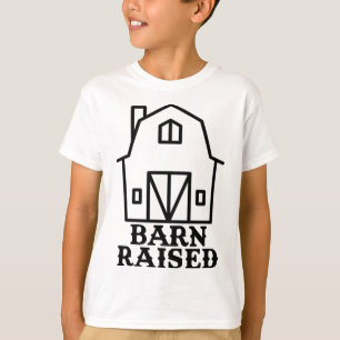 Camisas De Casca Para Crianças De Fazenda