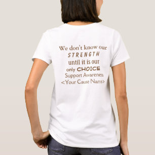 Camisas de Causa Personalizada do Angel com Sensib