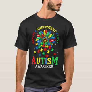 Camisas de Conscientização do Autismo Aceite Enten