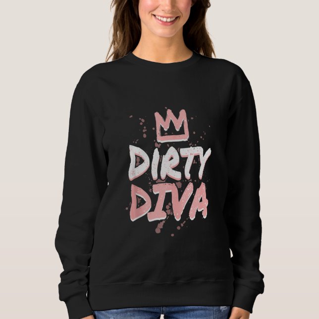 Camisas De Corrida De Lama Para Mulheres 'Suja Div (Frente)