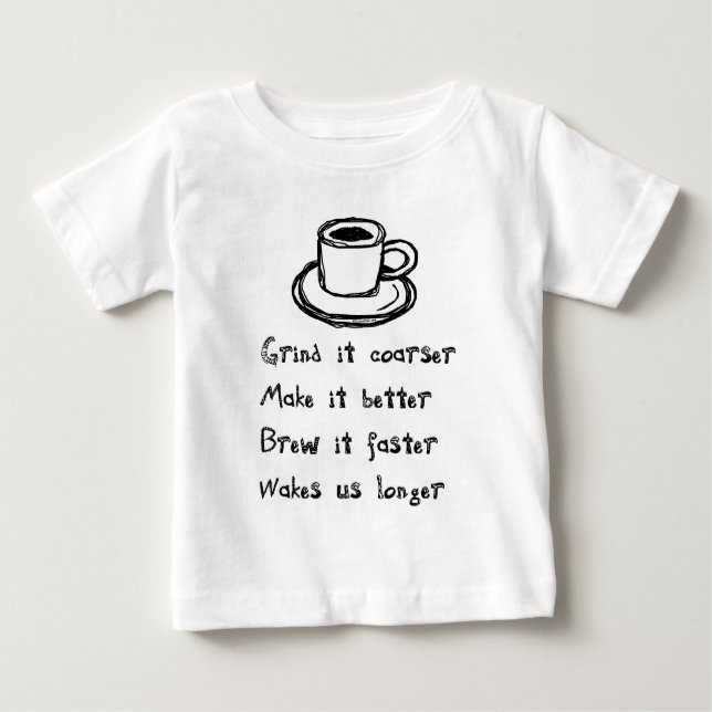 Camisas de Criança de café (Frente)