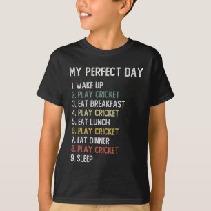 Camisas de críquete Perfect Day para homens e meni