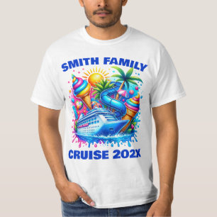 Camisas de cruzeiro da família personalizada