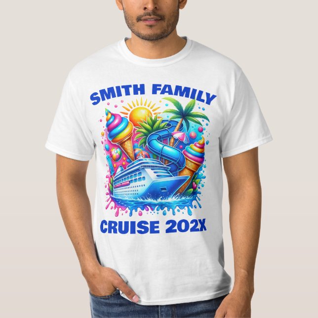 Camisas de cruzeiro da família personalizada (Frente)