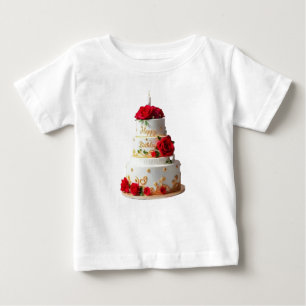 Camisas de design de Bolo de Aniversário