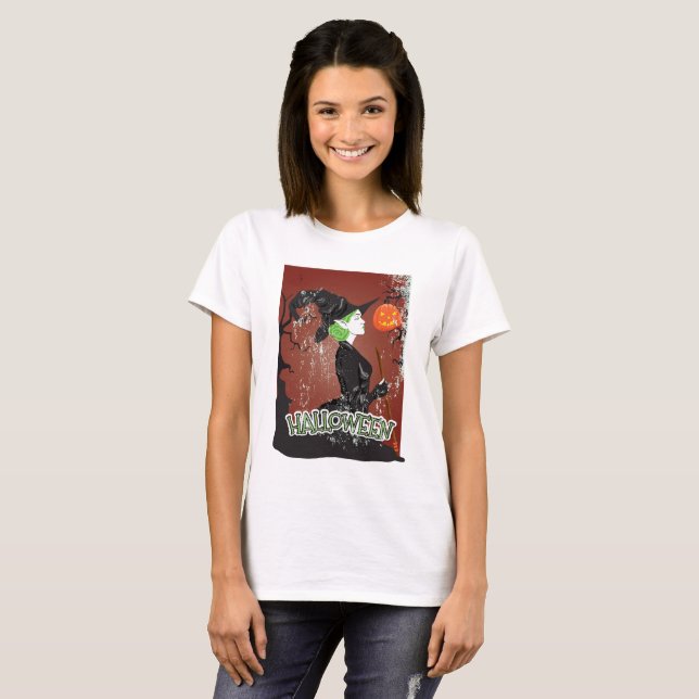 Camisas de Dia das Bruxas (Frente Completa)