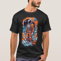 Camisas de Dia das Bruxas do Astronauta Spooky