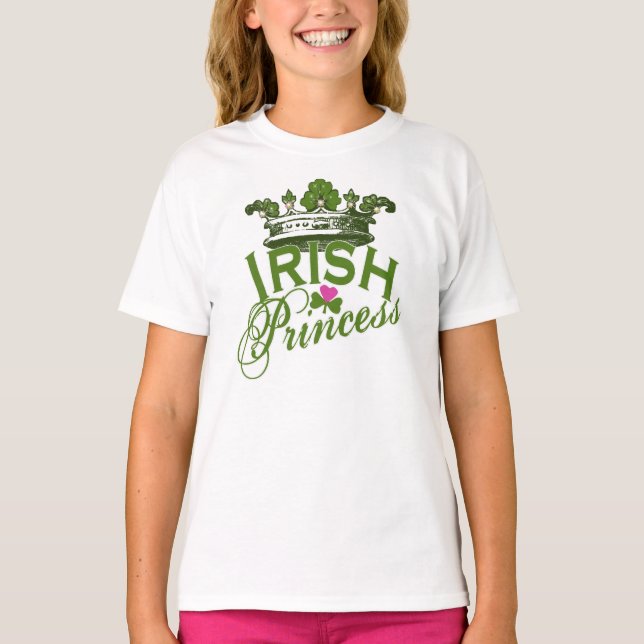 Camisas de Dia de São Patrício da princesa irlande (Frente)