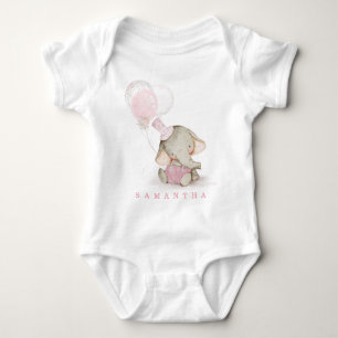 Camisas de Elefante Rosa Personalizadas e Cinzas