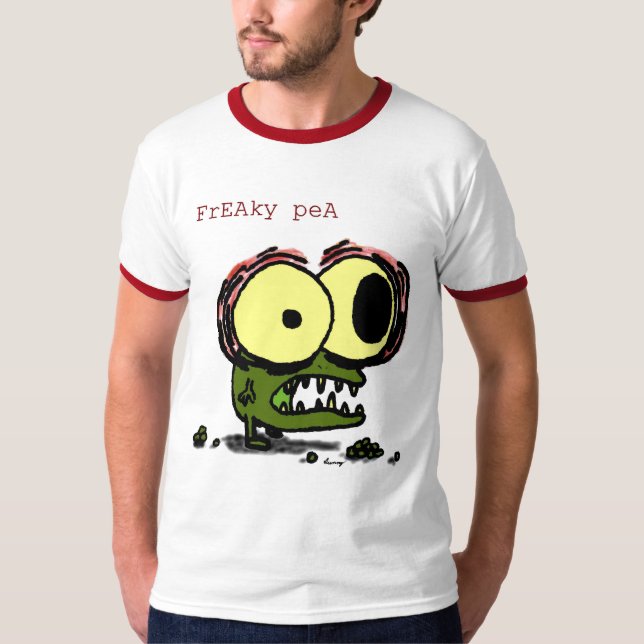 Camisas de Ervilha Freaky (Frente)
