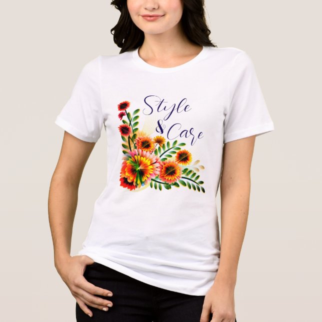 Camisas de estilo e cuidados exclusivos para mulhe (Frente)