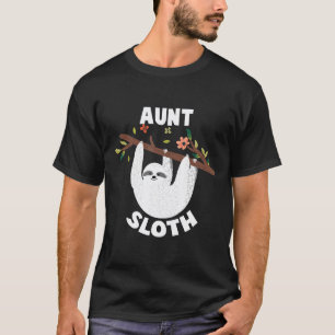 Camisas de família combinando Aunt Sloth para home