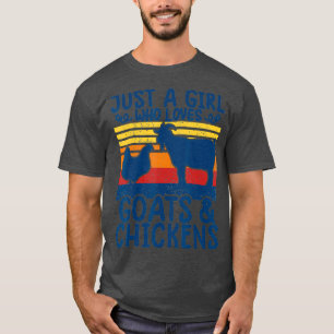 Camisas de frango para garotas camisa de cabra eng