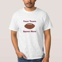 Camisas de futebol do jogador de nome da equipe