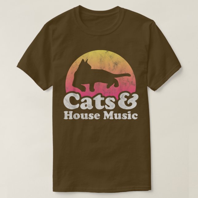 Camisas de gato e de noite, de uso masculino (Frente do Design)