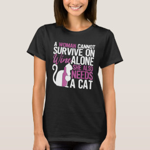 Camisas de Gatos e Vinho Mulheres Não Podem Sobrev