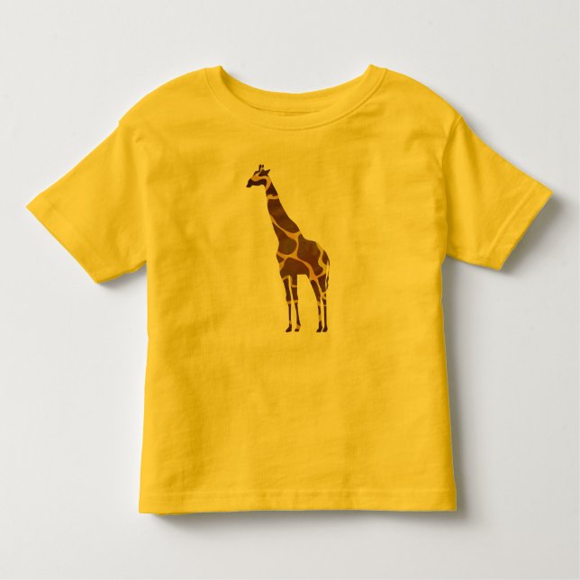 Camisas de Giraffe Brown e Silhout Amarelo (Frente)