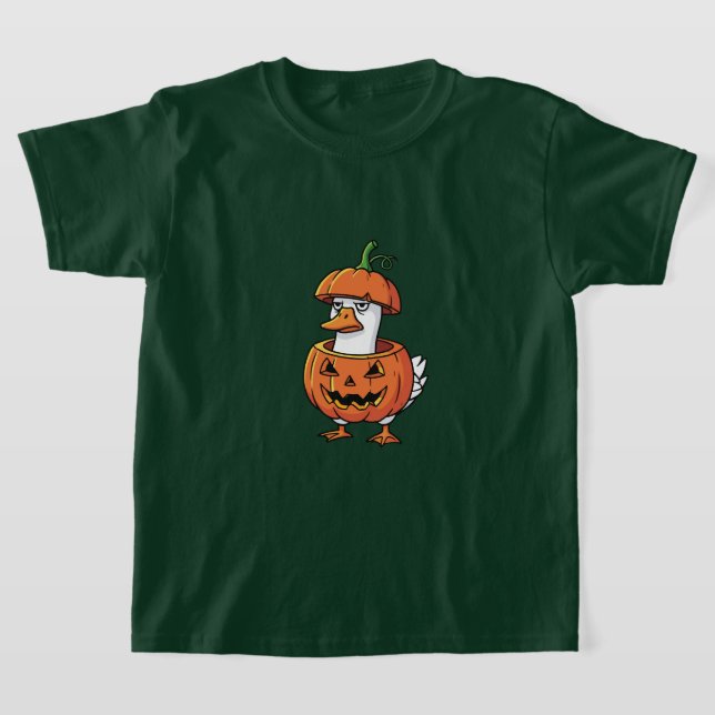 Camisas de Halloween de Pato Feminino. (Postura )