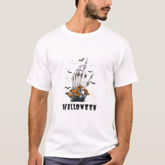 Camisas de Halloween para homens e mulheres, prese