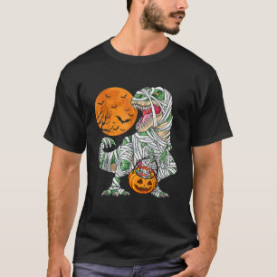 Camisas de Halloween para Meninos Dinossauro T rex