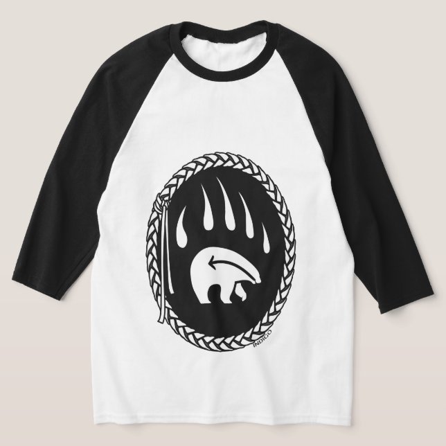 Camisas de Homens com Urso Tribal Arte Jersey (Postura )
