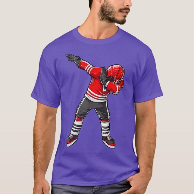 Camisas de Hóquei a Dabbing Boys Men Kids Dab Squa (Frente)