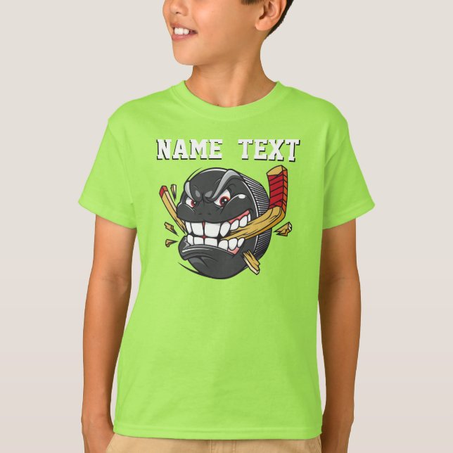 Camisas de Hóquei Personalizadas, Legal Puck de Ho (Frente)