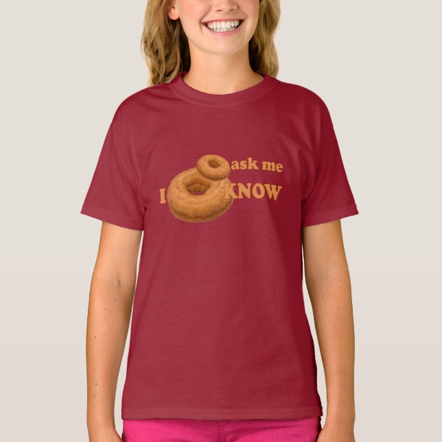 Camisas de humor rosquinha - escolha estilo, cor (Frente)