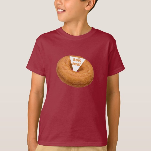 Camisas de humor rosquinha - escolha estilo e cor (Frente)