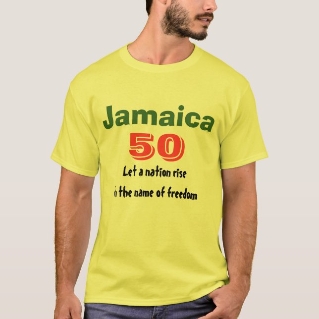 Camisas de independência da Jamaica (Frente)