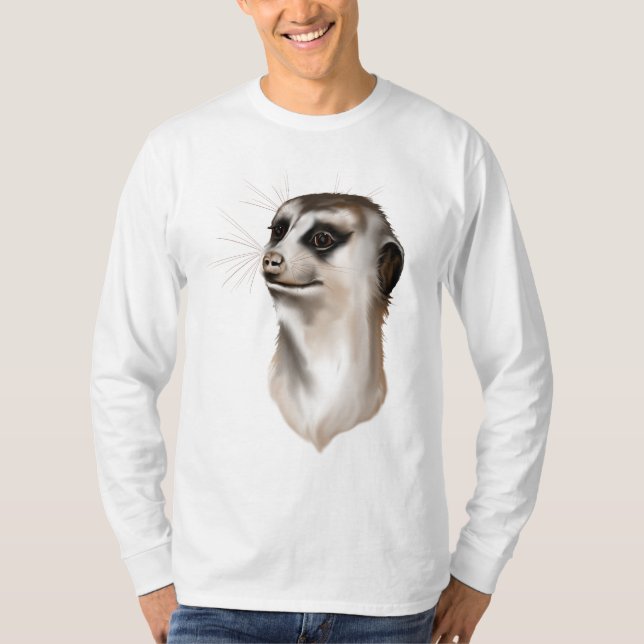Camisas de LLady Meerkat (Frente)