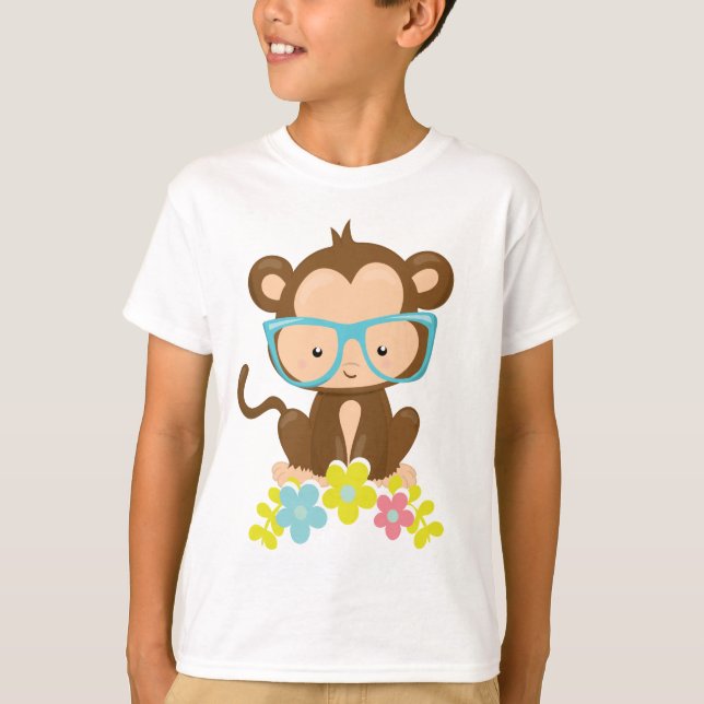 Camisas de macacos inteligentes com camisas T TAGL (Frente)
