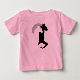 camisas de menina cavalos correndo juntos